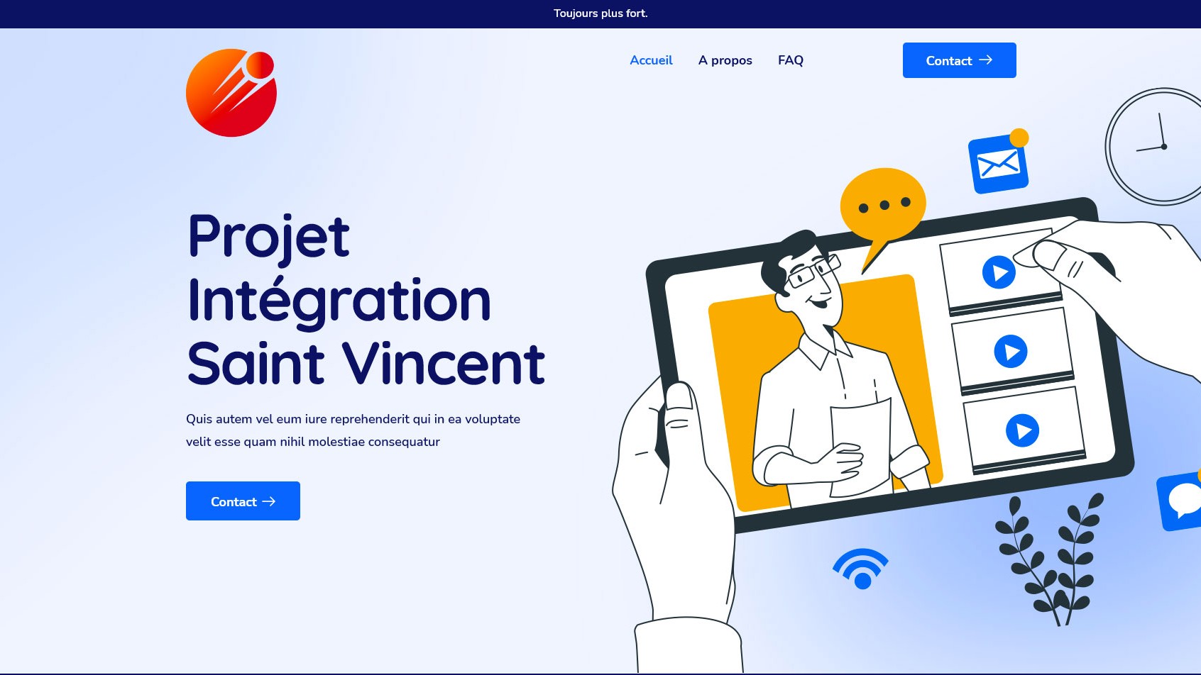 Aperçu du projet bloc